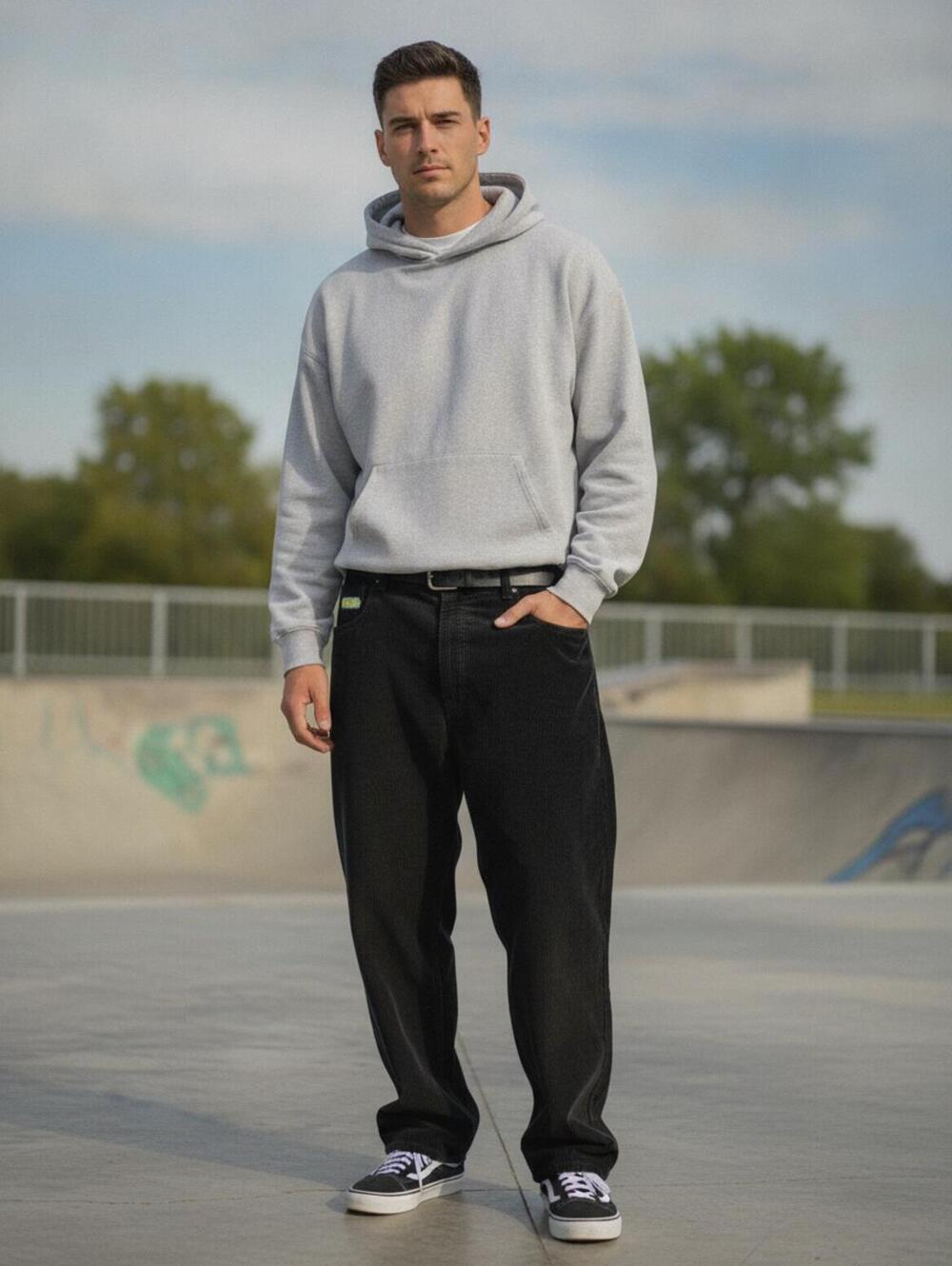 Empyre Black Corduroy Pants‎ Men's 34